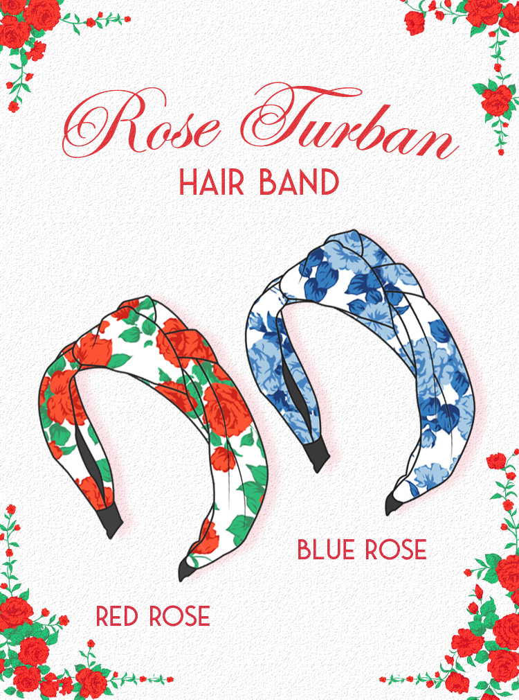 Rose Turban Hairband