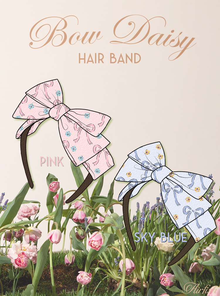 Bow Daisy Hair Band_2Colors