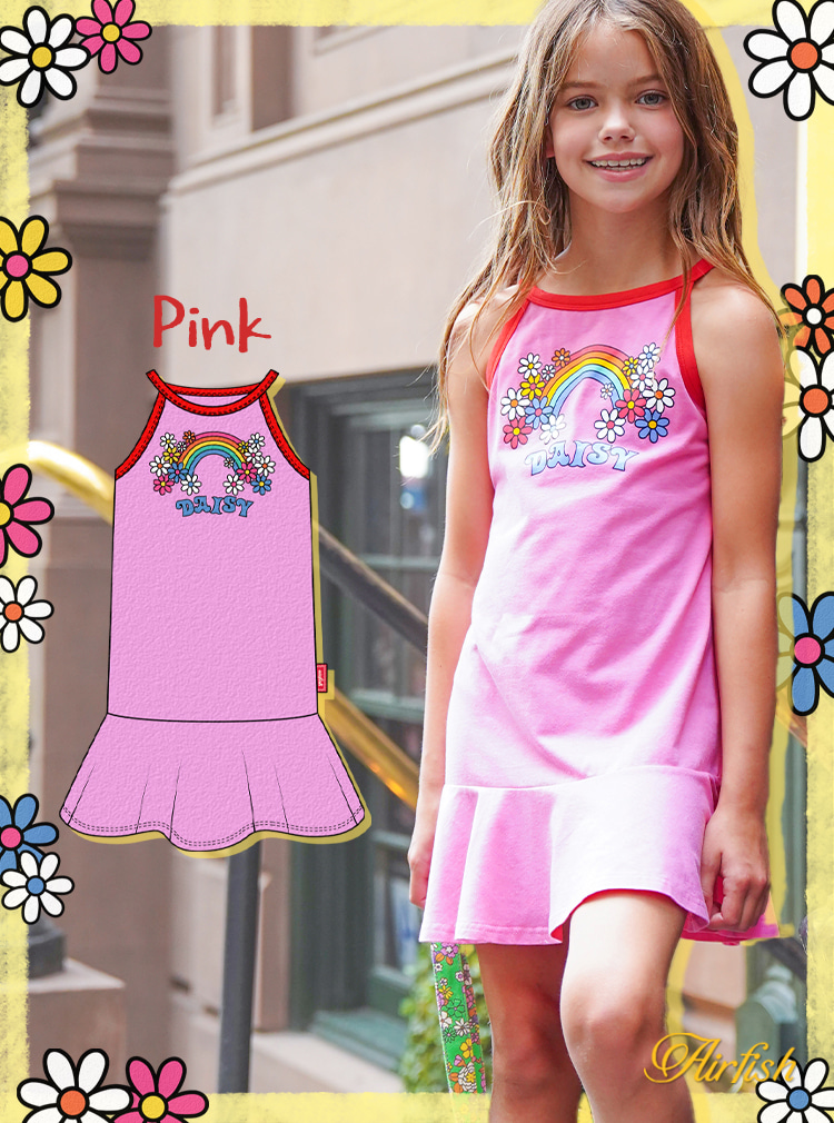 Daisy Bloom Dress_Pink