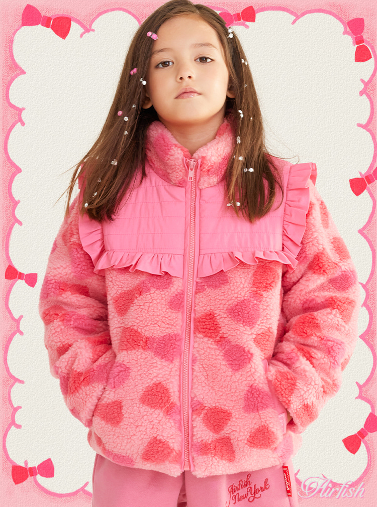 Bowbow Teddy Jacket_Pink Bow (Early Order 기간 세일)
