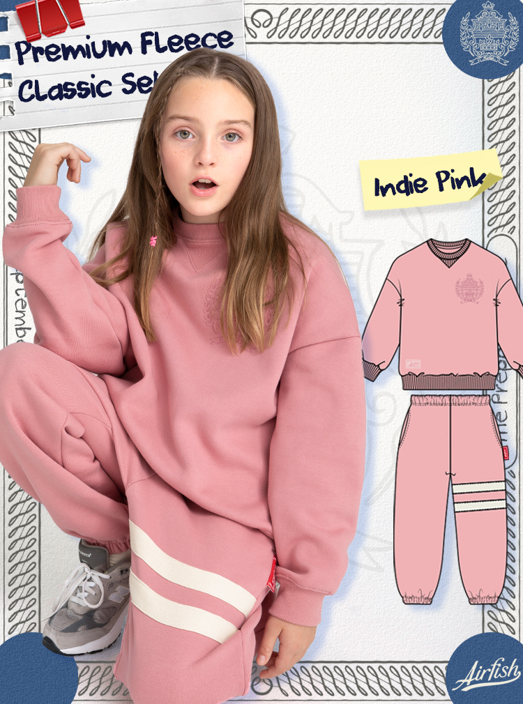 Premium Fleece Set up_Indie Pink