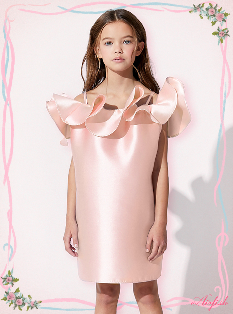 Leon Dress [CLASSIC]- Peach Pink