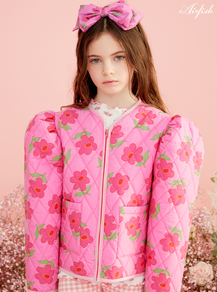 Cute Flower Jacket_Pink