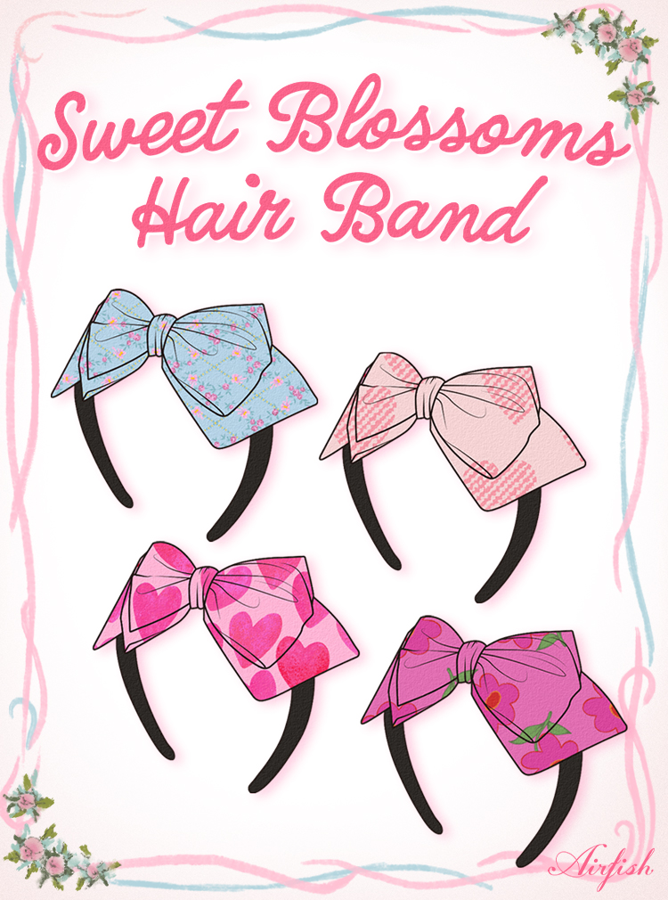 Sweet Blossoms Hair Band_4Colors