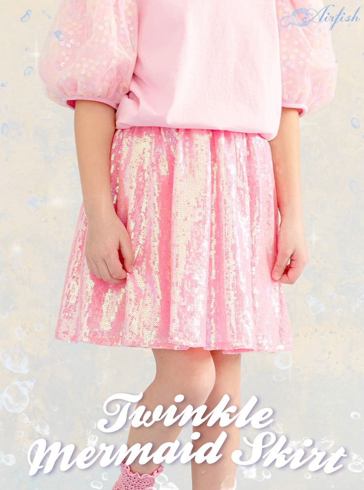 [SALE] Twinkle Mermaid Skirt_Pink