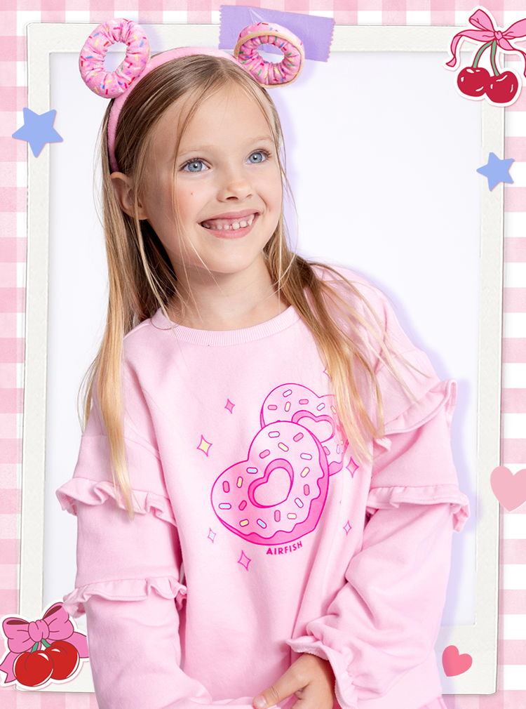 Donut Princess Sweatshirt_Pink