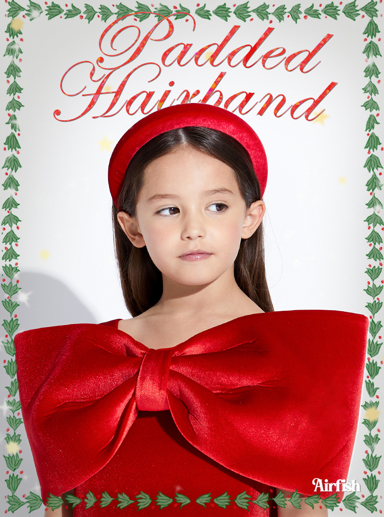 Padded Hairband_Red
