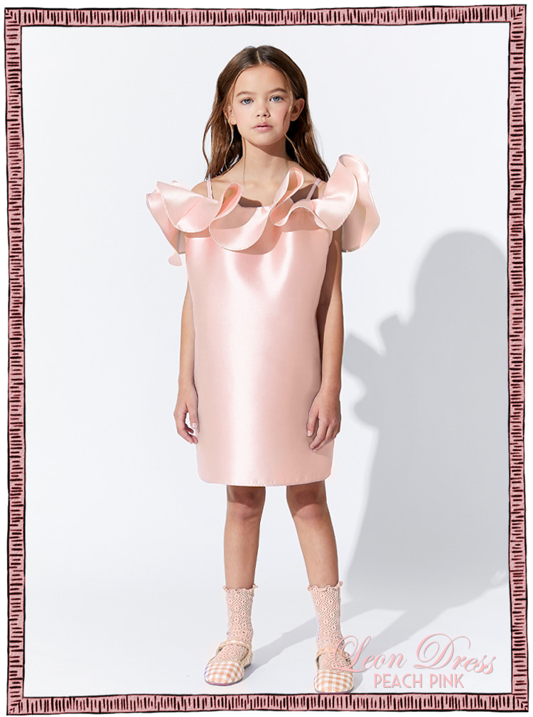 Leon Dress [CLASSIC]- Peach Pink