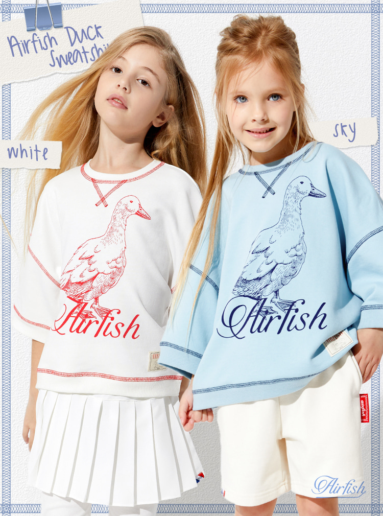 Airfish Duck Sweatshirt_2Colors