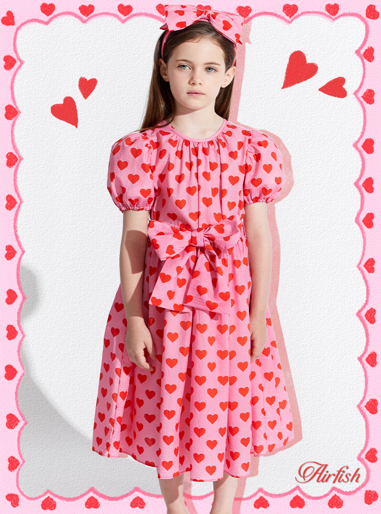 Love Heart Dress_Pink