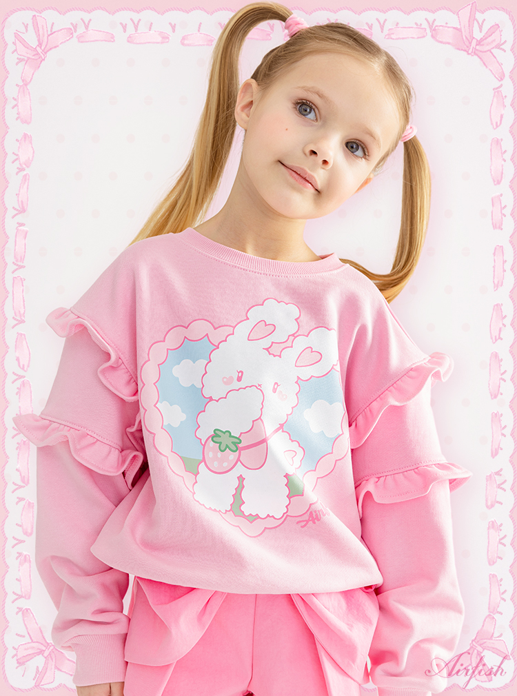 Happy Bunny Sweatshirt_Pink