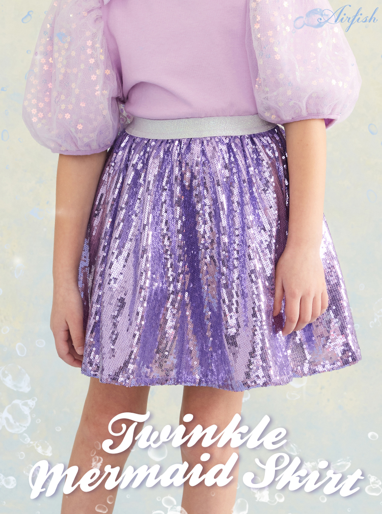Twinkle Mermaid Skirt_Lavender