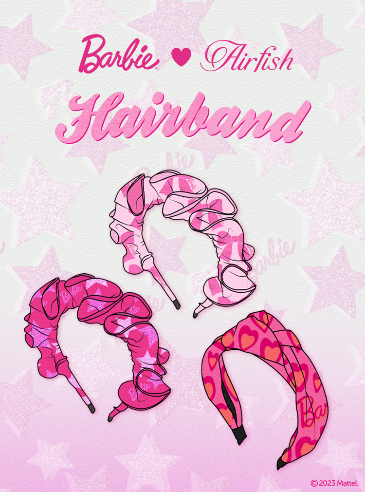 Barbie x Airfish Hairband_3design