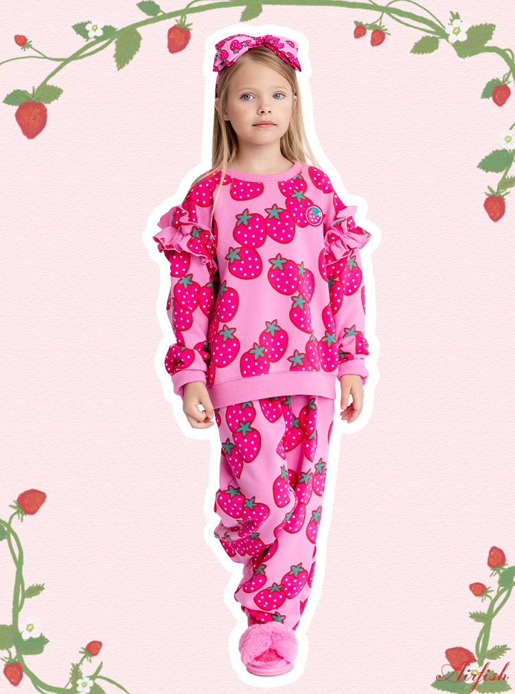 Berry Berry Pants Sets_Pink