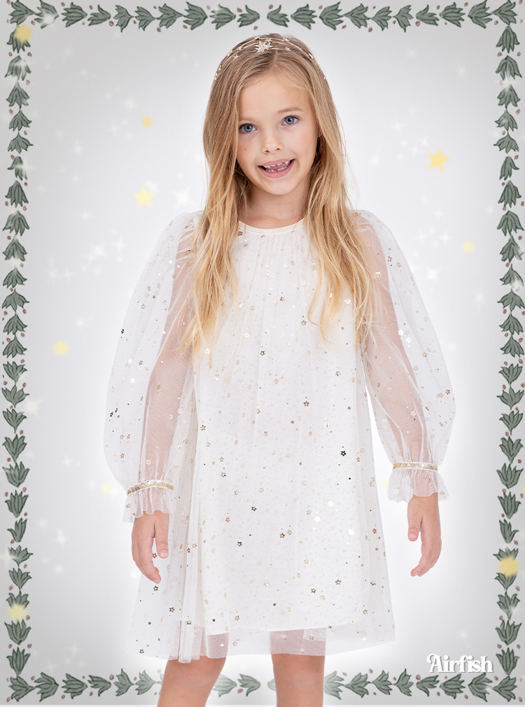 Twinkle Dress_Ivory 크리스마스 트윙클 드레스