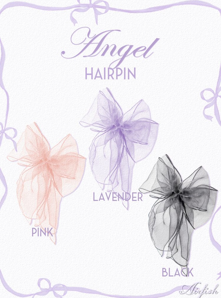 Angel Hairpin_3Colors