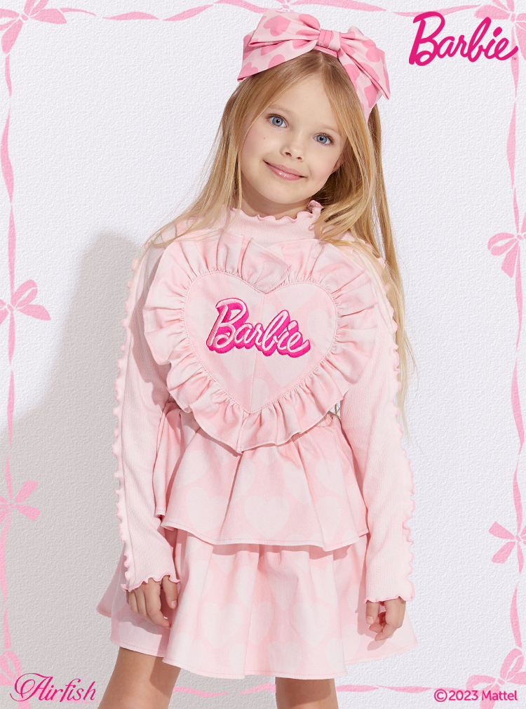 Barbie Heart Overall Skirt_Pink